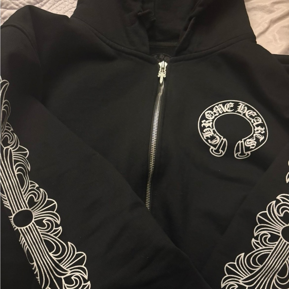 Thick cotton Chrome Hearts zip up